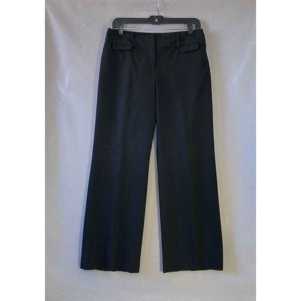 Loft Petite Women's Pants Size 6P Black Style Julie Lined Office Trousers Slacks